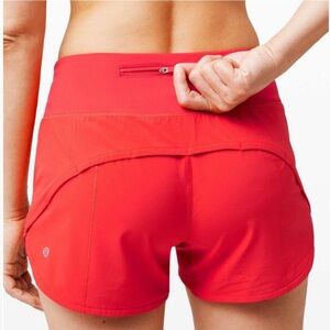 NWT Lululemon Speed Up MR Short 4” Lined